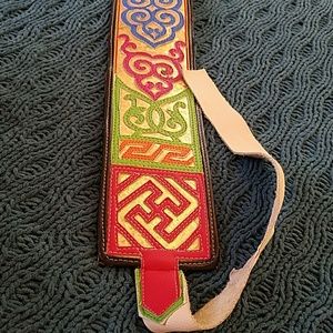 Tibetan leather belt